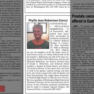 Obituary for Phyllis Jean Robertson