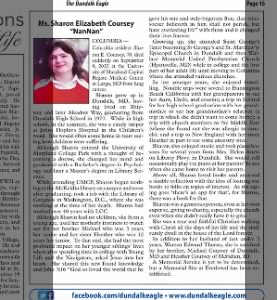 Obituary for Elizabeth Coursey Coursey